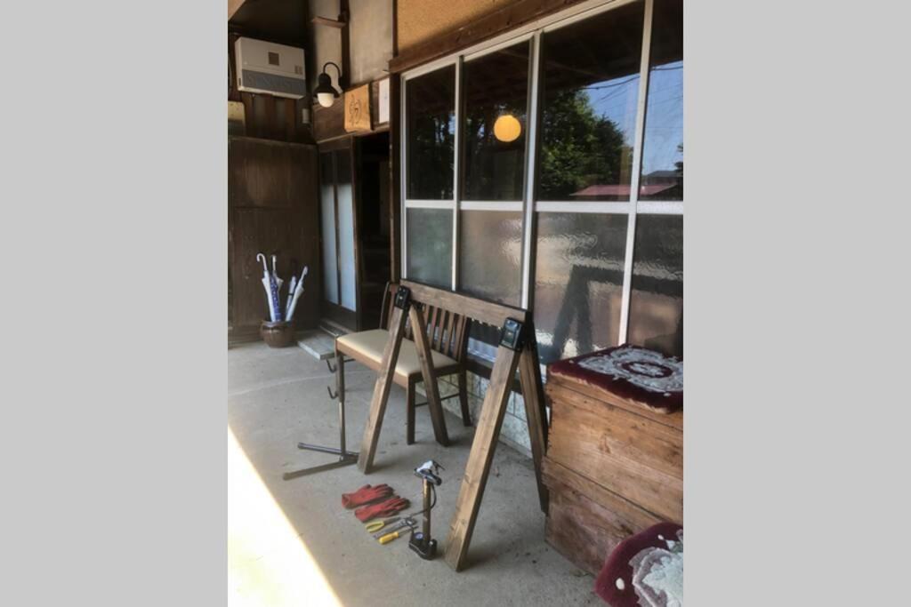 ゲストハウス+カフェわ　１日１組限定！ 築１００年の農家の古民家で宿泊体験、薪でお風呂沸かせます。焚き火もできます。 Kannami Luaran gambar