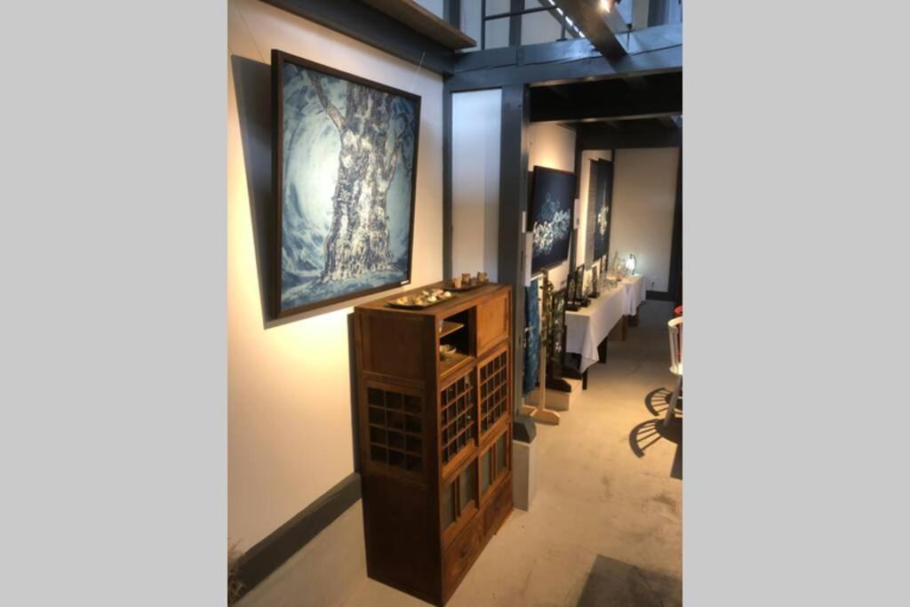ゲストハウス+カフェわ　１日１組限定！ 築１００年の農家の古民家で宿泊体験、薪でお風呂沸かせます。焚き火もできます。 Kannami Luaran gambar